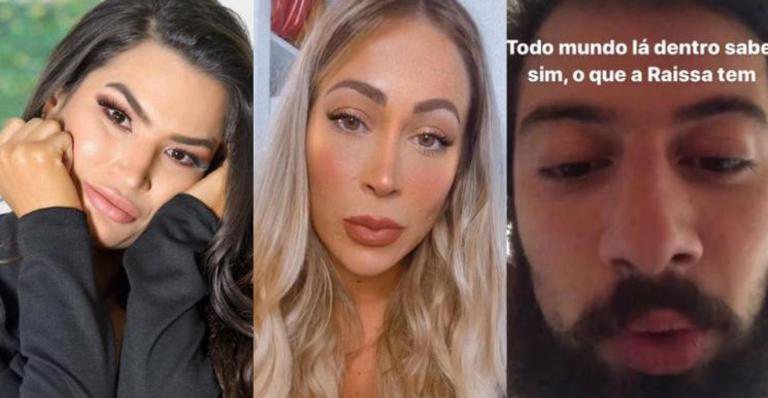 Carol Narizinho e Cartolouco se manifestaram nas redes sociais - Instagram/@raissabarbosaoficial/@carolnarizinho/@cartolouco