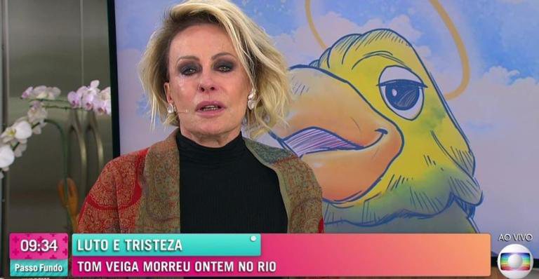 Ana Maria Braga na despedida a Tom Veiga, no 'Mais Você' - TV Globo