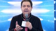 Fausto Silva, no ar no 'Domingão do Faustão' - Globo