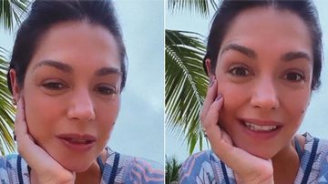 A atriz gravou uma sequência de vídeos para o Stories do Instagram - Instagram/@tatafersoza