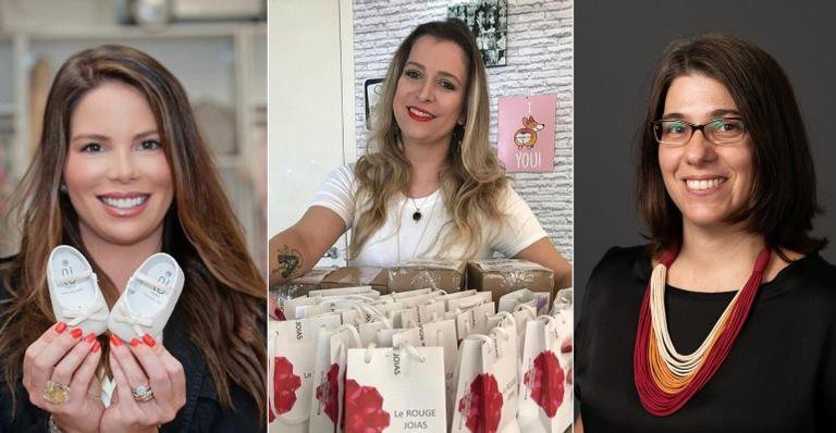 Lory, Larissa e Priscila se dividem entre a maternidade e os negócios - Arquivo Pessoal