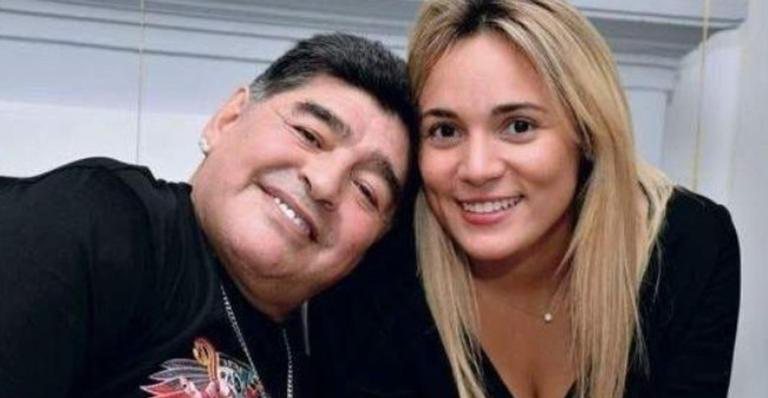 Maradona e sua ex-namorada, Rocío Oliva - Reprodução/Instagram