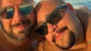 Os dois surgiram juntinhos aproveitando o dia de sol - Instagram/@tiagoabravanel