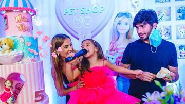 Casal comemorou a nova idade da filha com festa temática - Instagram/@dedesecco
