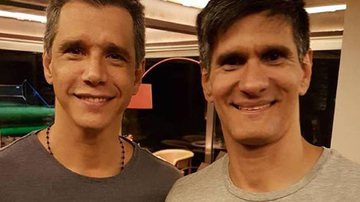 Marcio Garcia ao lado do irmão, Marcello Machado - Instagram