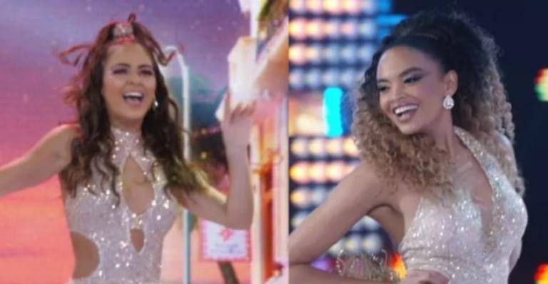 Giullia Buscacio e Lucy Ramos se apresentaram no último domingo (13) - TV Globo