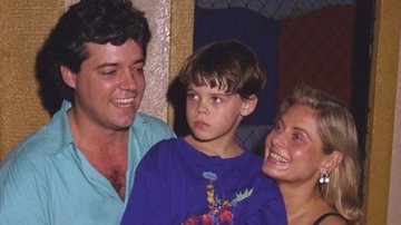 Felipe Camargo e Vera Fischer em clique antigo com o filho - Arquivo pessoal