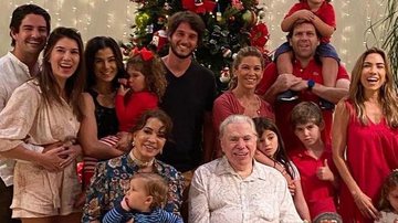 Silvio Santos com a família no Natal - Reprodução/Instagram