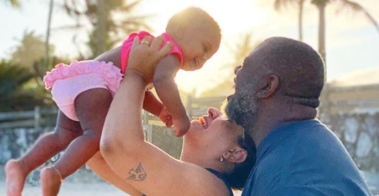 Péricles celebra os 11 meses de sua primeira filha com Lidiane Faria - Instagram