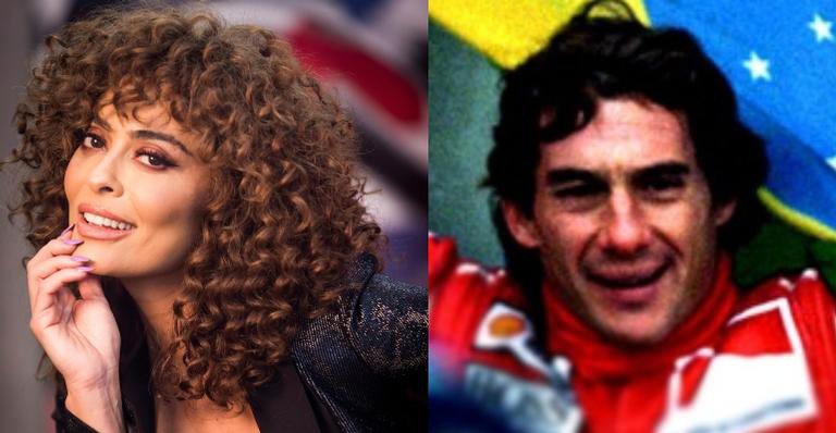 Juliana Paes e Ayrton Senna - Globo