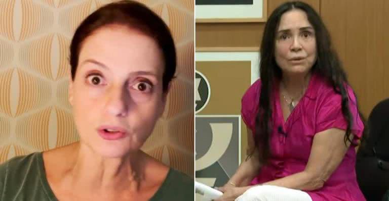 Denise Fraga manifestou sua opinião sobre passagem de Regina Duarte no governo - Instagram/@denisefragaoficial/CNN Brasil