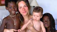 Giovanna Ewbank e seus filhos, Titi, Bless e Zyan - Instagram/@gioewbank