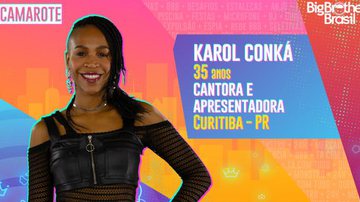 A apresentadora e cantora Karol Conká - TV Globo