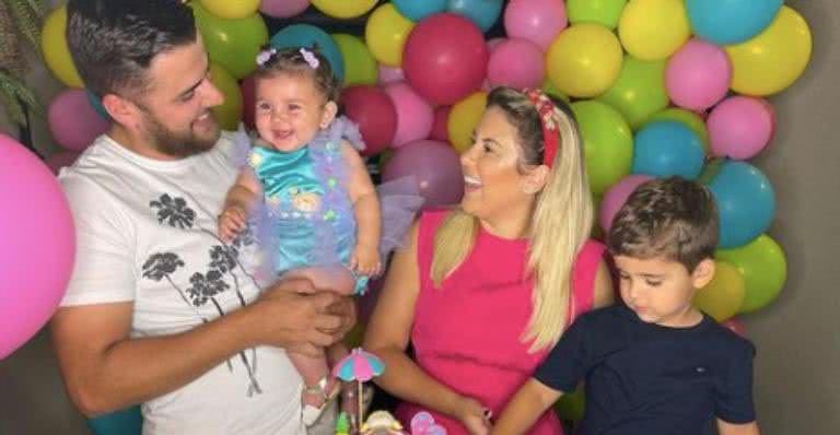 Zé Neto e Natália Toscano celebram 8 meses de filha caçula, Angelina - Instagram / @nataliaftoscano