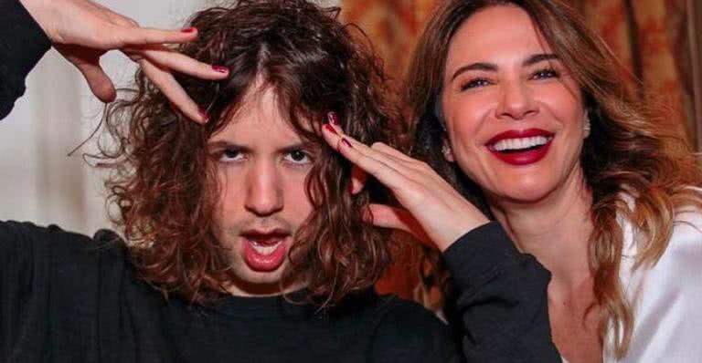 Luciana Gimenez e seu filho, Lucas Jagger, fruto da relação com Mick Jagger - Instagram/@lucianagimenez