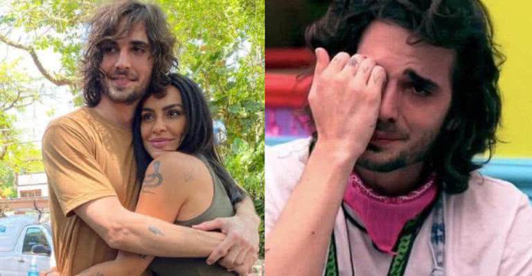 O ator não segurou as lágrimas no confinamento - Instagram/@cleo/TV Globo