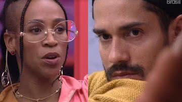 Karol Conká e Arcrebiano, do 'BBB21' - Globo