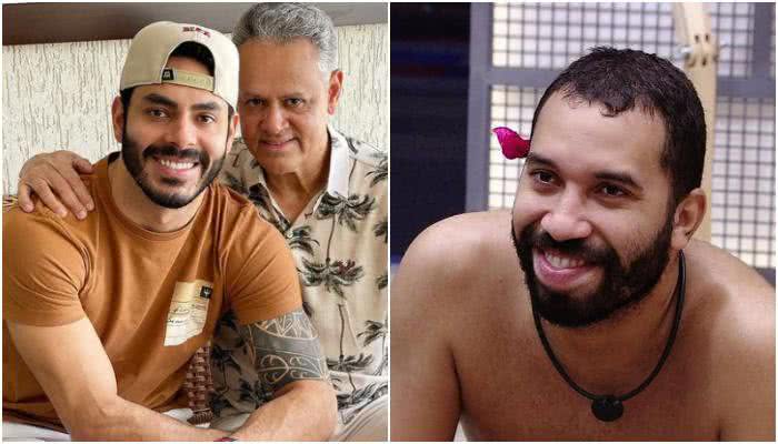 Juarez Dias, pai de Rodolffo, acredita que os brothers serão grandes amigos aqui fora - Instagram/@irodolffo Instagram/@gilnogueiraofc