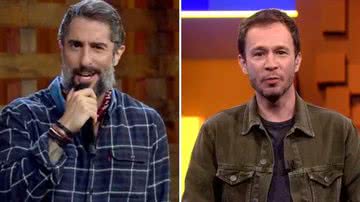 Sem rivalidade entre Marcos Mion e Tiago Leifert - Record TV/TV Globo
