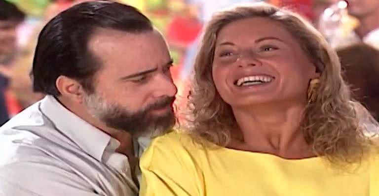 Miguel (Tony Ramos) e Helena (Vera Fischer) em 'Laços de Família' - Globo