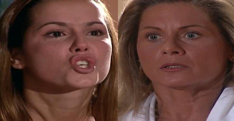 Íris (Deborah Secco) ofende Helena (Vera Fischer), em 'Laços de Família' - Globo