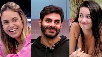 O trio está cada vez mais próximo no reality show - TV Globo