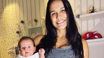 Kyra Gracie explode o fofurômetro ao surgir dormindo com filho caçula - Divulgação/Instagram