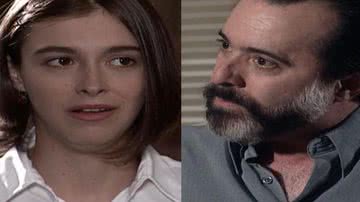 Ciça (Júlia Feldens) confessa a Miguel (Tony Ramos) que destratou Helena (Vera Fischer) - Globo