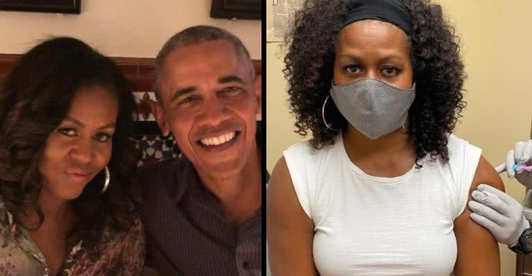 Michelle Obama recebe primeira dose de imunizante contra Covid-19 - Instagram/@michelleobama