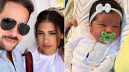 Zaya, filha de Kaká e Simone, nasceu no último dia 22 - Instagram/@simoneses/@zayadiniz