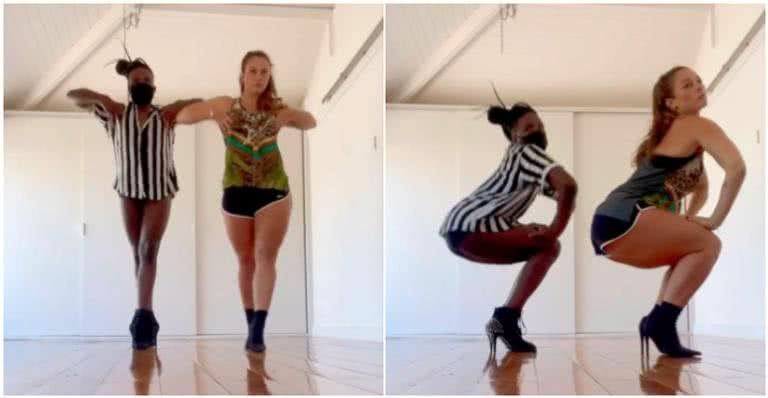 Paolla Oliveira mostra suas habilidades na dança em vídeo publicado nesta segunda-feira (15) - Instagram/@paollaoliveirareal