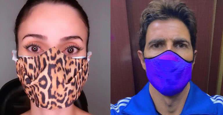 Simone Zucato e Reynaldo Gianecchini usam máscaras em campanha da ONU - Reprodução/Instagram