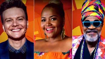 Novo time de jurados do 'The Voice Kids': Teló, Gaby Amarantos, Brown - Divulgação