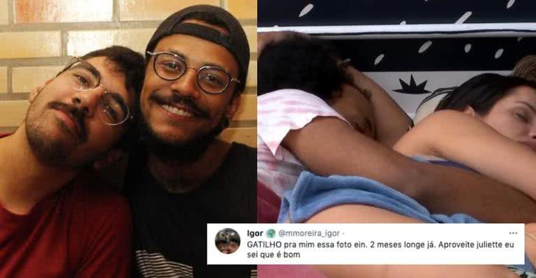 Igor Moraes brinca sobre ficar conhecido como ''namorado do João'' - Instagram/@mmoreira_igor / Globoplay