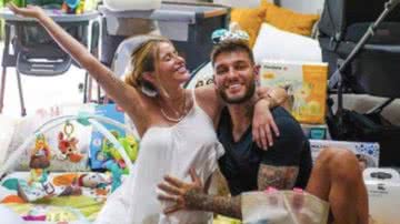 Lucas Lucco e a esposa, Lorena Carvalho; filho do casal nasceu na última sexta-feira (19) - Instagram/@lucaslucco