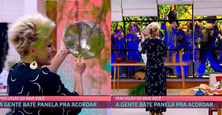 Ana Maria dá início ao 'Mais Você' com panelaço - TV Globo