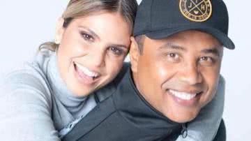 Aline Barros e o marido, o ex-jogador Gilmar dos Santos - Reprodução/Instagram