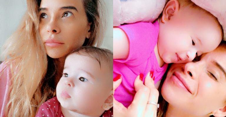 Dany Bananinha ao lado da filha, Lara - Instagram/@bananinhadany