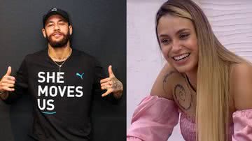Neymar declara apoio para Sarah do 'BBB21' nas redes sociais - Instagram/@neymarjr @sarah_andrade