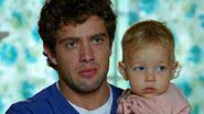 Rodrigo e a filha Júlia em 'A Vida da Gente' - TV Globo