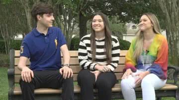 João, Sofia e Marina, filhos de Gugu Liberato - Record TV/Divulgação