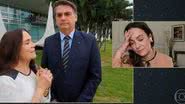 Gabriela Duarte reage ao ver vídeo da mãe com o presidente - TV Globo