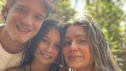 Letícia Spiller com os filhos: Pedro Novaes, do casamento com Marcello Novaes, e Stella Loureiro, da união com Lucas Loureiro - Instagram/@arealspiller