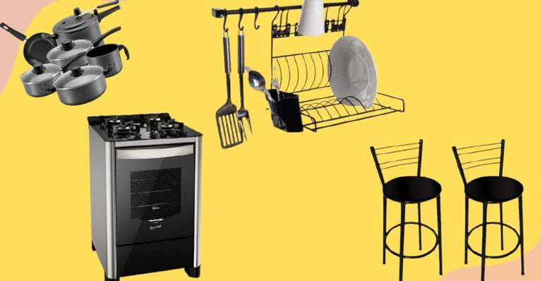 Garanta móveis, eletrodomésticos e mais para a sua cozinha - Reprodução/Amazon