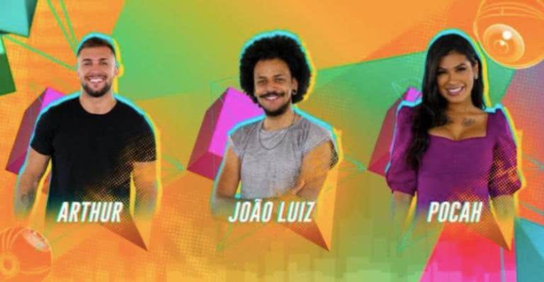 Arthur, João Luiz e Pocah estão no 13º paredão do 'BBB 21' - Globo
