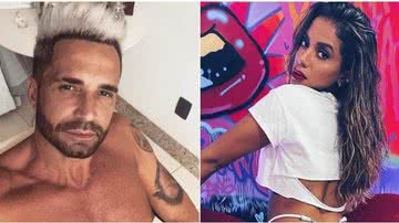 Os cantores Latino e Anitta - Reprodução/Instagram