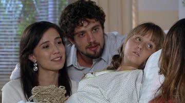 Manu (Marjorie Estiano), Renato (Rafael Cardoso) e Júlia (Jesuela Moro) em cena de 'A Vida da Gente' - Globo