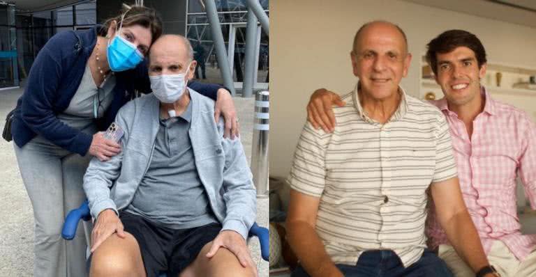Pai do jogador Kaká recebe alta hospitalar após 40 dias internado por Covid-19 - Instagram/@simoneleite