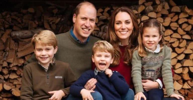 William e Kate são pais de George, Louis e Charlotte - Matt Porteous/Instagram/@kesingtonroyal