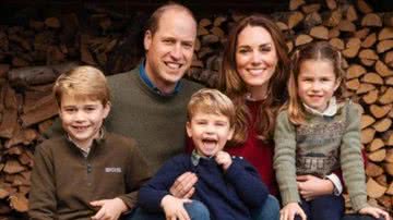 William e Kate são pais de George, Louis e Charlotte - Matt Porteous/Instagram/@kesingtonroyal